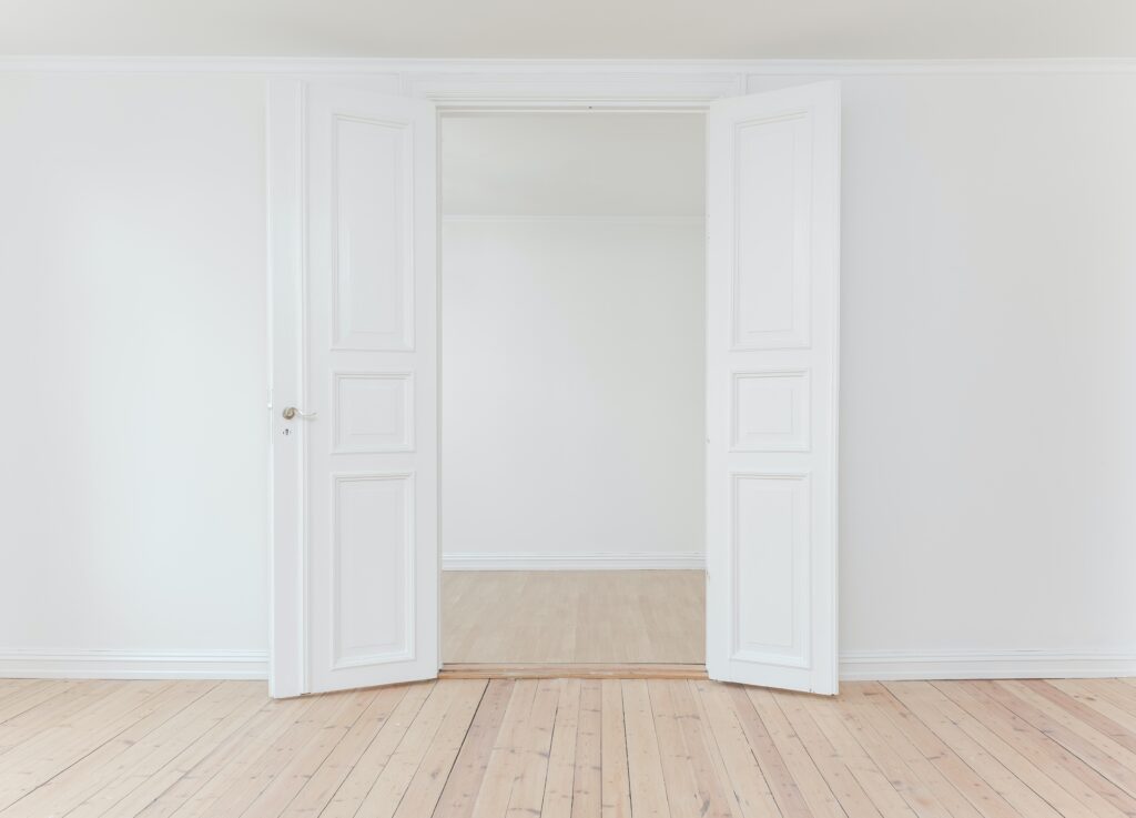 Empty House Doorway - Real Estate Agents